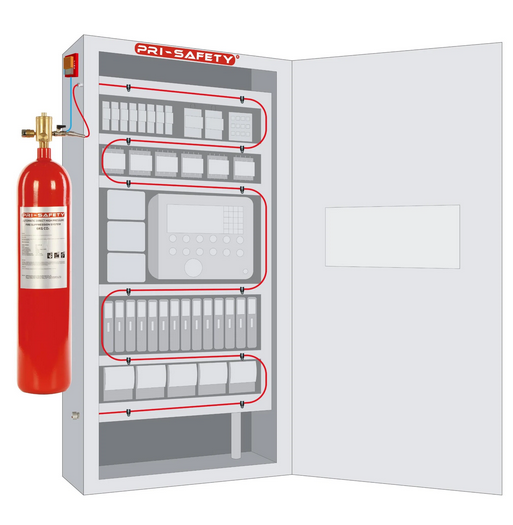 CO2 Direct Fire Suppression System